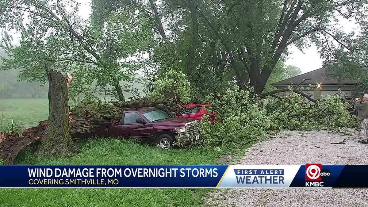 Kansas City metro area sees possible tornado damage Tuesday