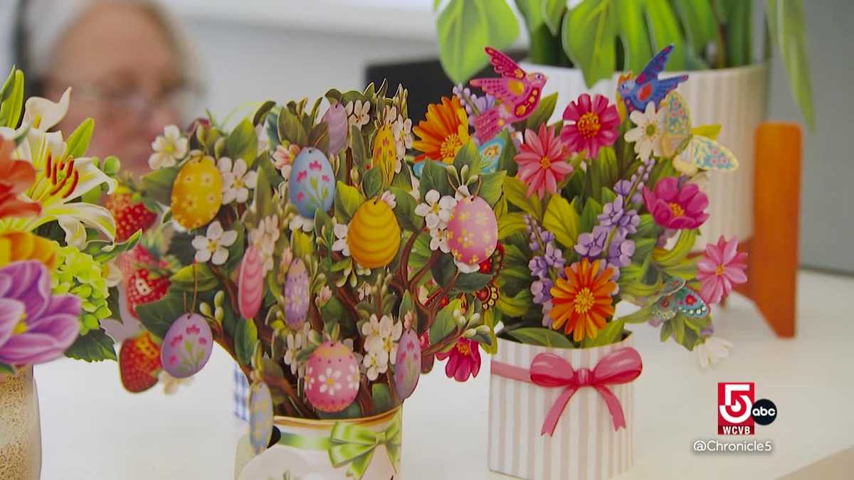 Concord’s FreshCut Paper makes pop-up paper bouquets - WCVB