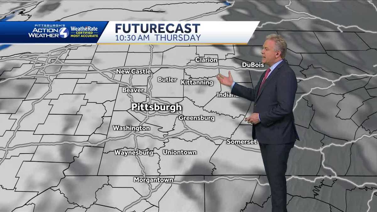 Partly cloudy and 50s for Thursday