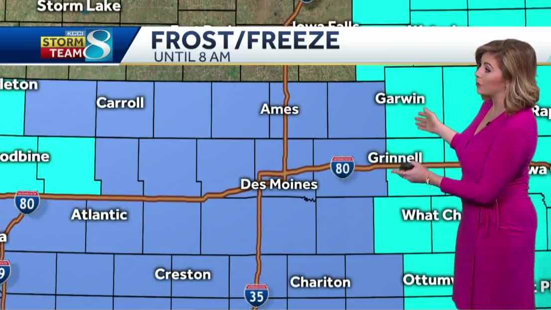 Frosty Friday start for parts of Iowa