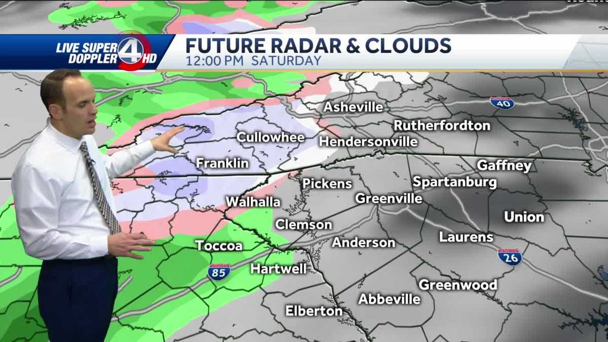 VIDEO Latest forecast from WYFF News 4 weather team