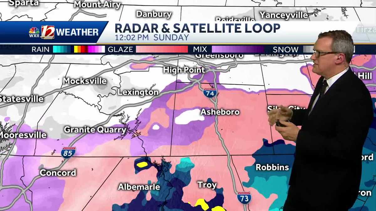 WATCH Doubledigit snow accumulation reported across the region