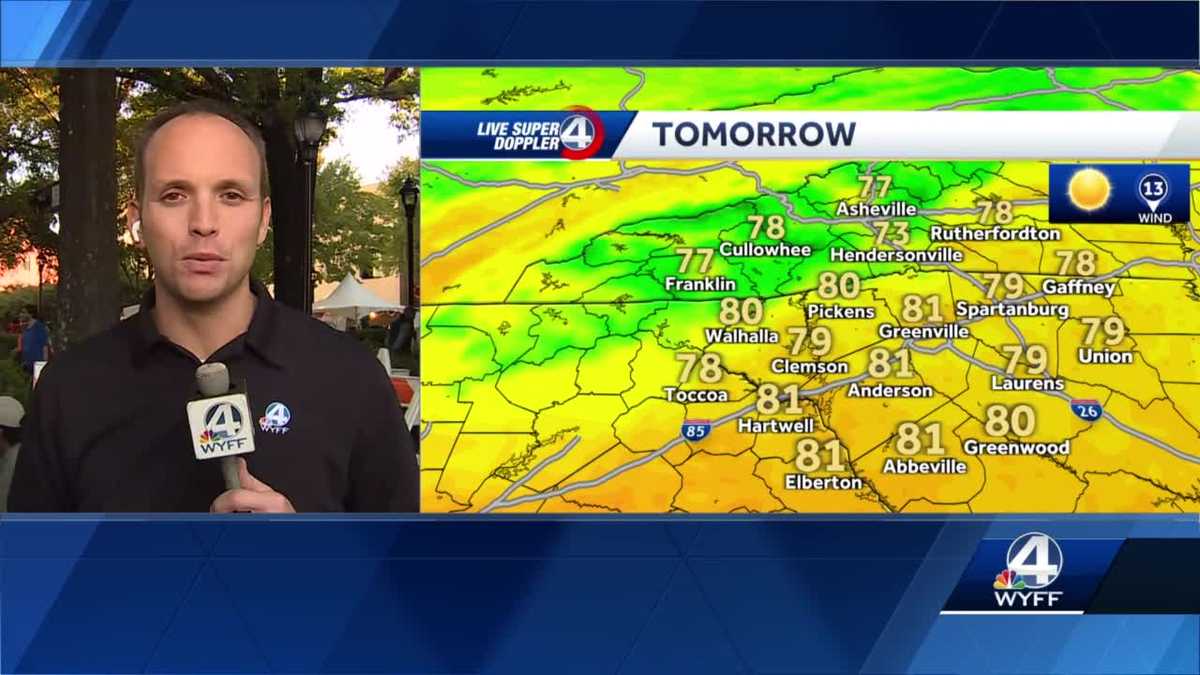 South Carolina: Fall For Greenville forecast