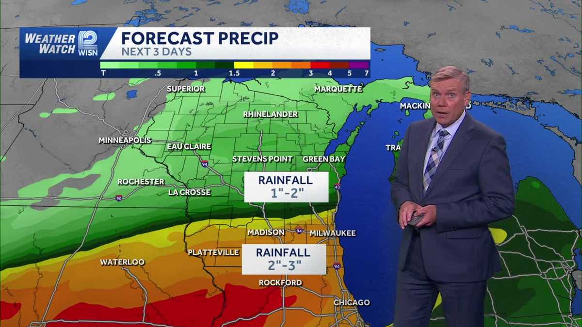 Two days of rain in SE Wisconsin