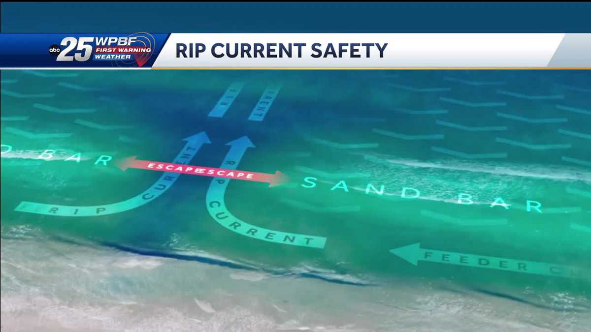 Red flags fly as Palm Beach County experiences rip current