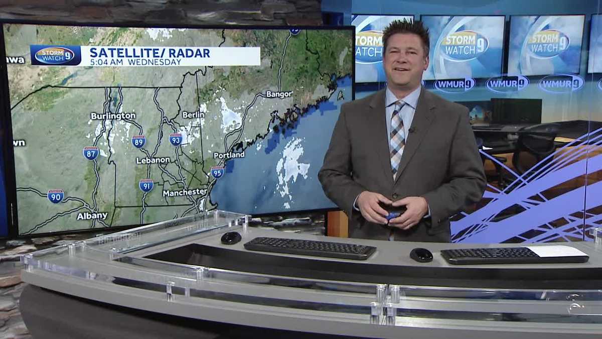 Watch: Brisk day as cold air filters in