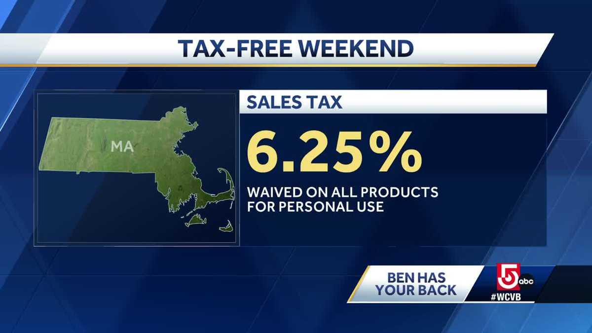 What to know about Massachusetts' sales taxfree weekend
