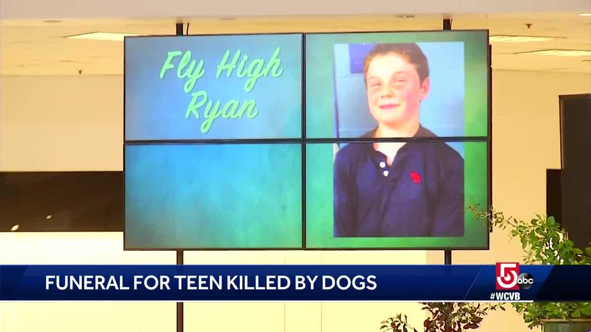 Funeral held for teen mauled to death by dogs