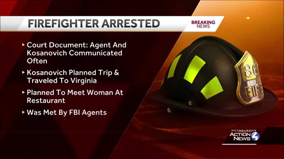 Pittsburgh firefighter arrested in Virginia after 