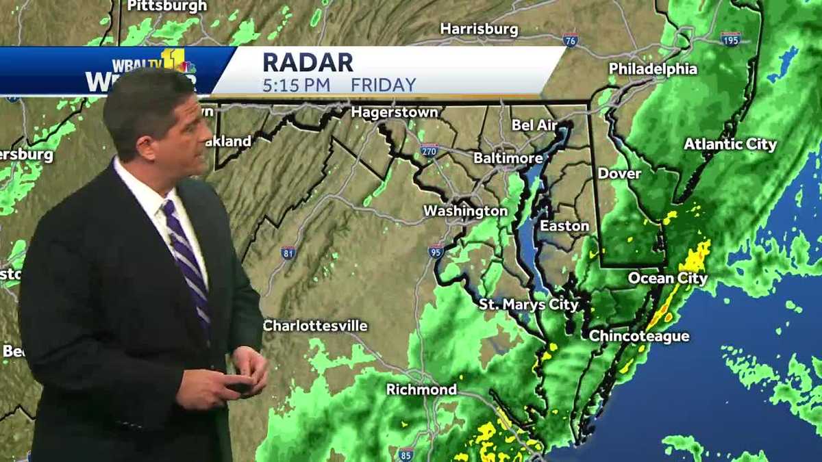 Breezy Saturday as rain moves out
