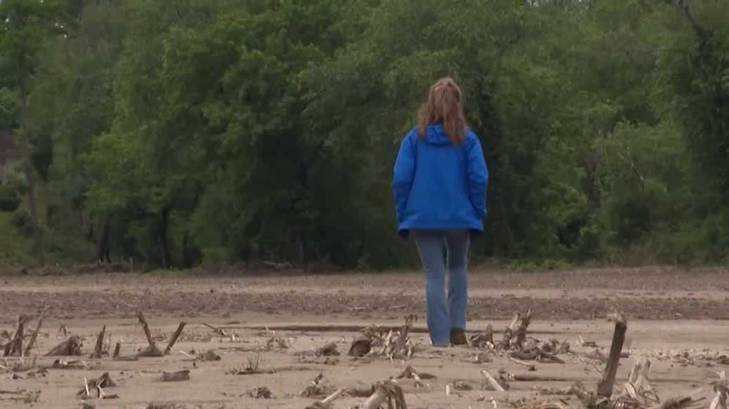 Farmer's crops damaged by heavy storms in western North Carolina