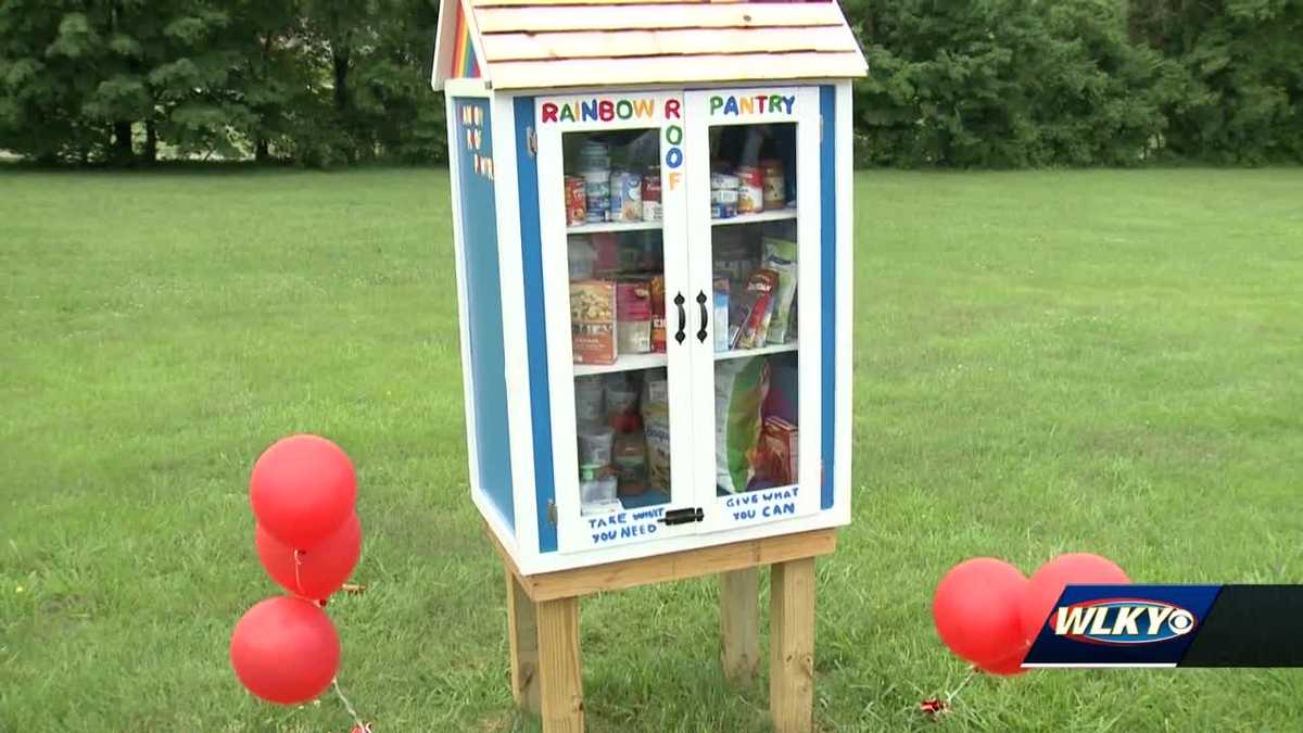Luhr Elementary opens outdoor food pantry