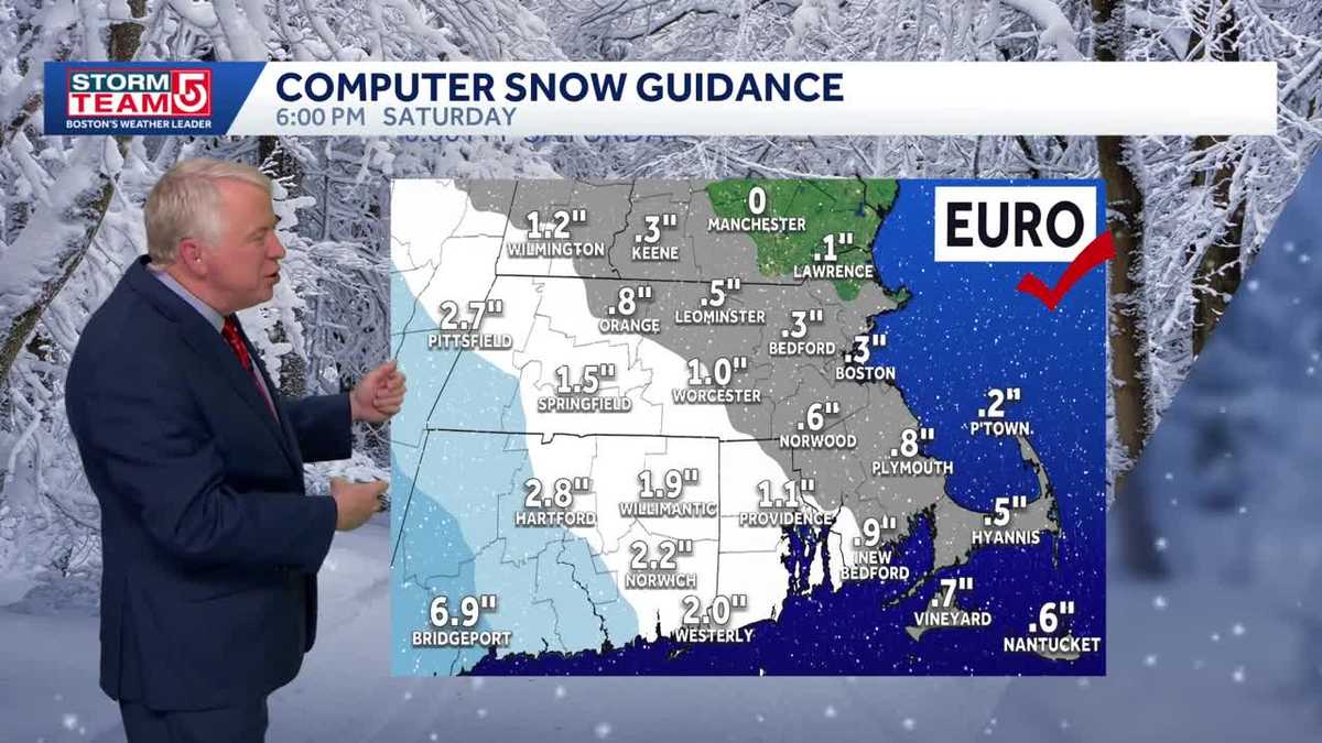 Video: Cloudy and cold before late snow on Friday