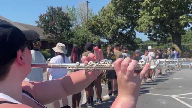 Community rallies around small but mighty marching band