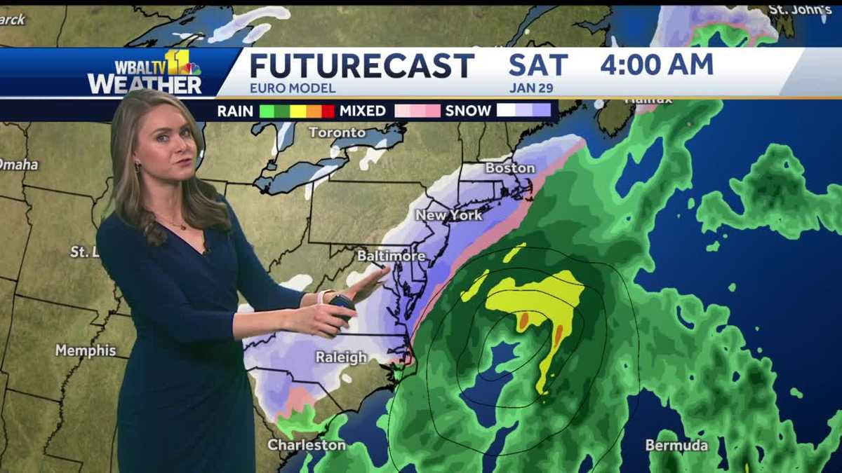 Sunny and cold Thursday, tracking weekend Nor'easter