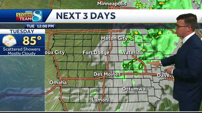 Iowa weather: Weather aware for storm chances Wednesday