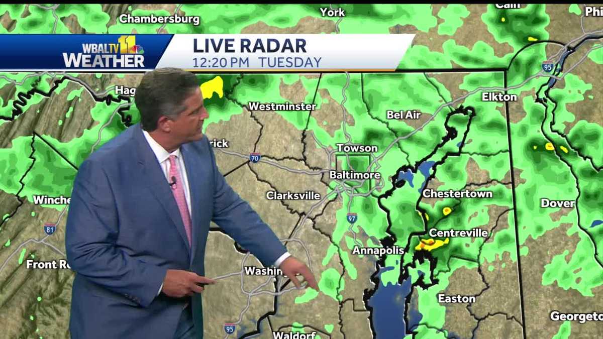 Rain to stick around until morning, warm up coming