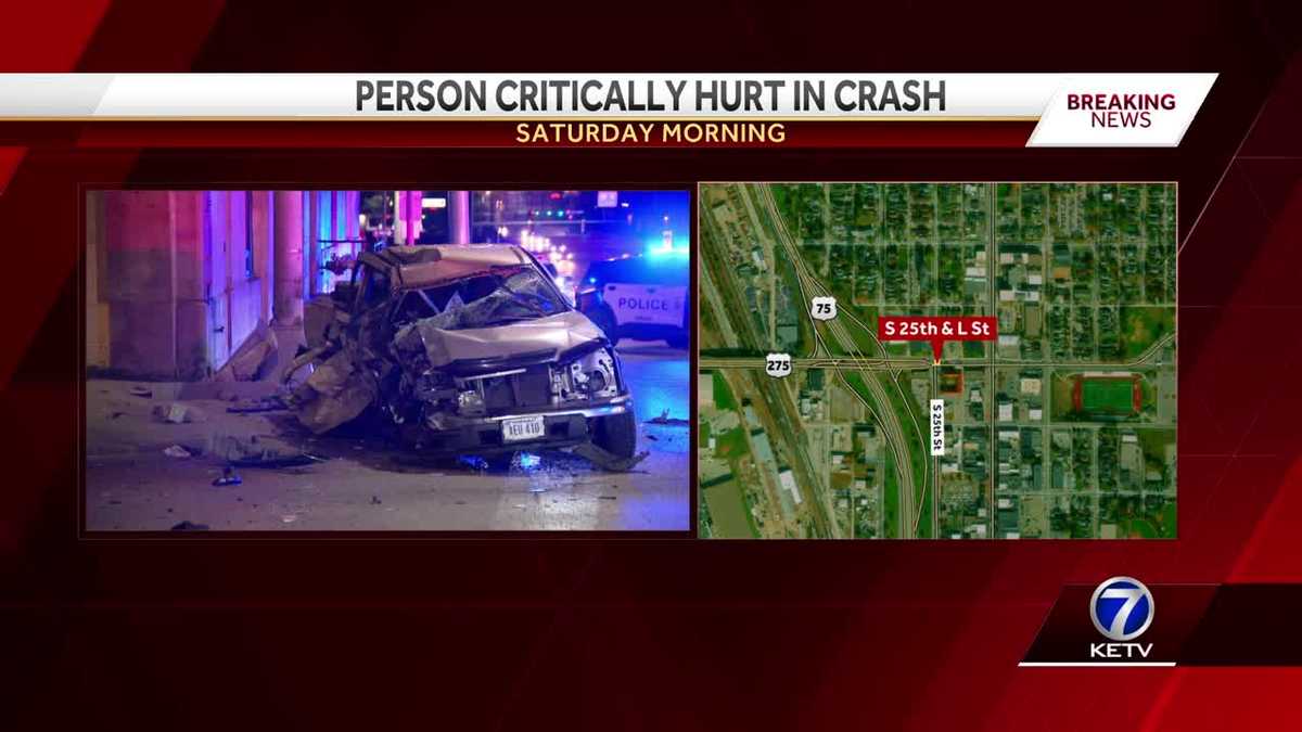 One person in critical condition after crash near 25th street
