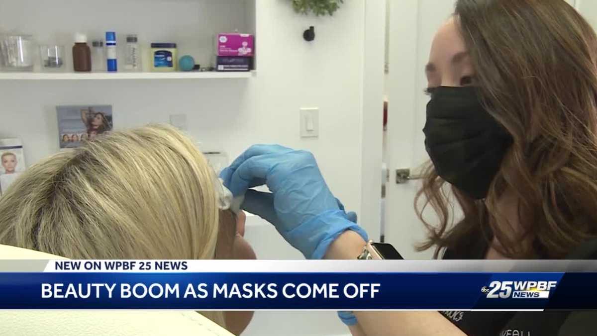 Beauty boom as masks come off