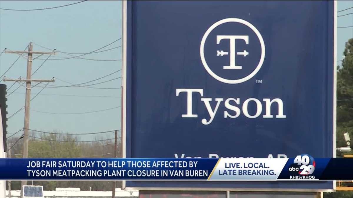 Van Buren career fair helping displaced Tyson workers