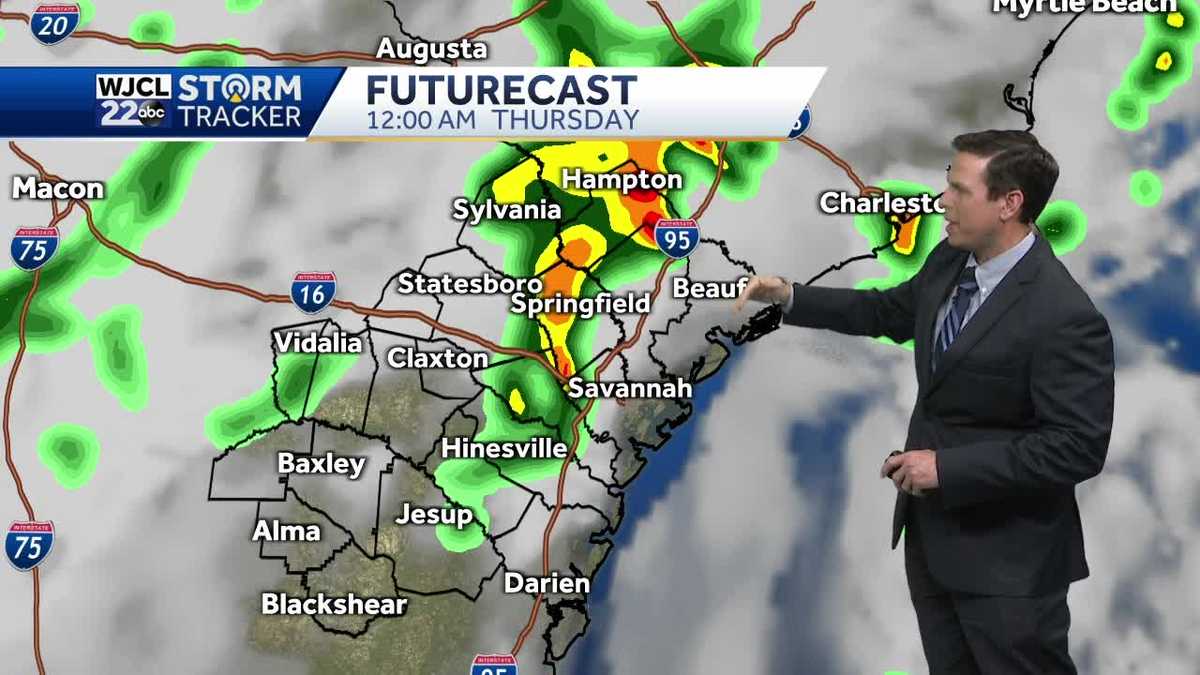 Warm this afternoon with showers and thunderstorms this evening - WJCL