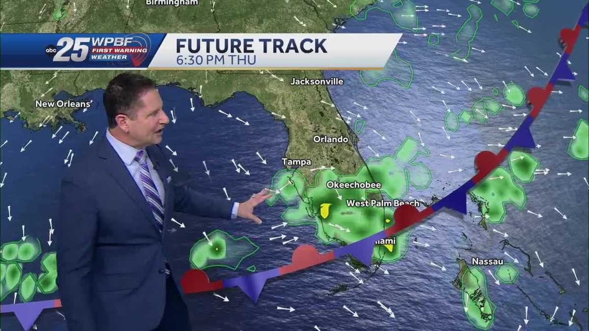 Front continues to enhance rain chances in South Florida