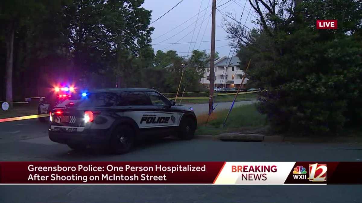 Greensboro police aid shooting victim on McIntosh Street