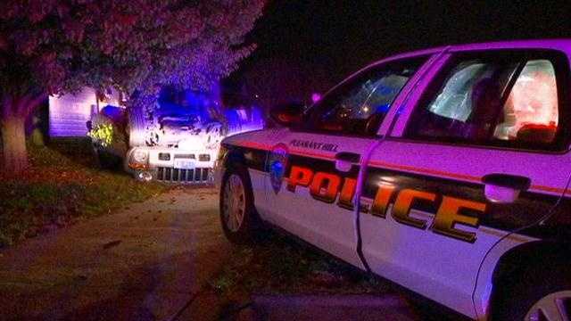 Police chase ends in rollover crash