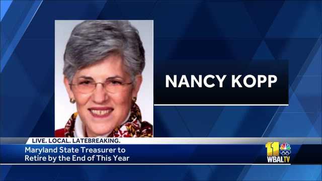 State Treasurer Nancy Kopp stepping down - Vimarsana News