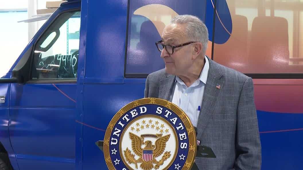 New York Sen. Chuck Schumer tours Micro Bird facility in Plattsburgh