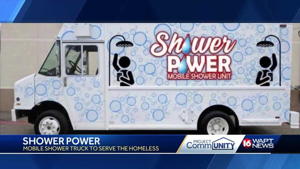 Local woman converting old food truck into a mobile shower truck for the homeless