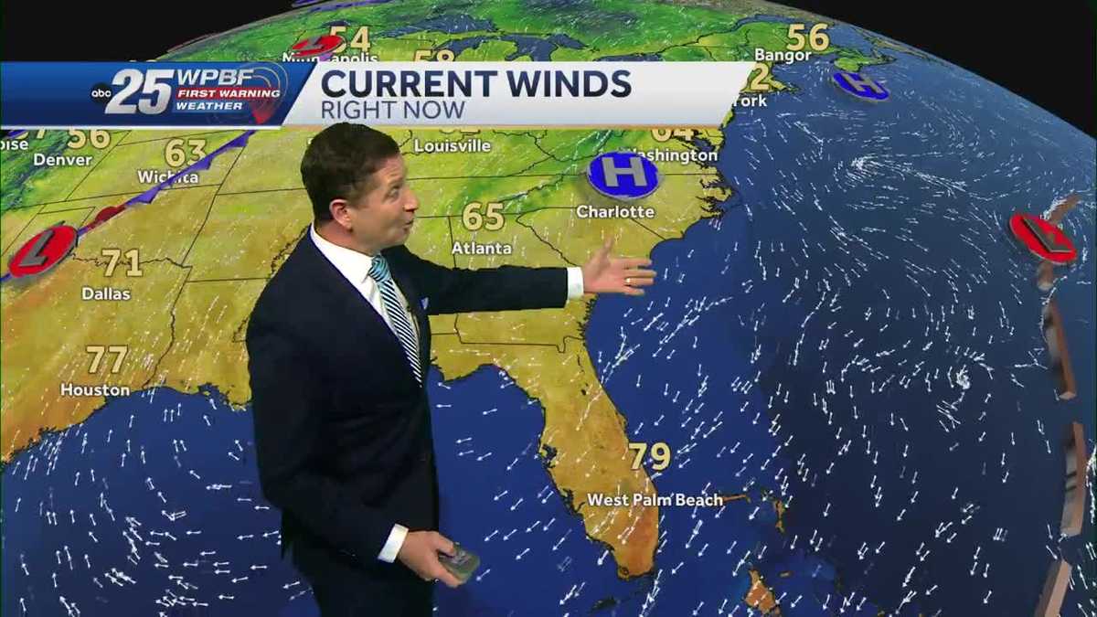 Change in winds, change in temps