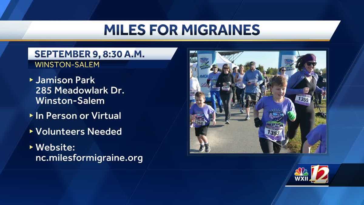 Registration opens for Miles For Migraines in Jamison Park!