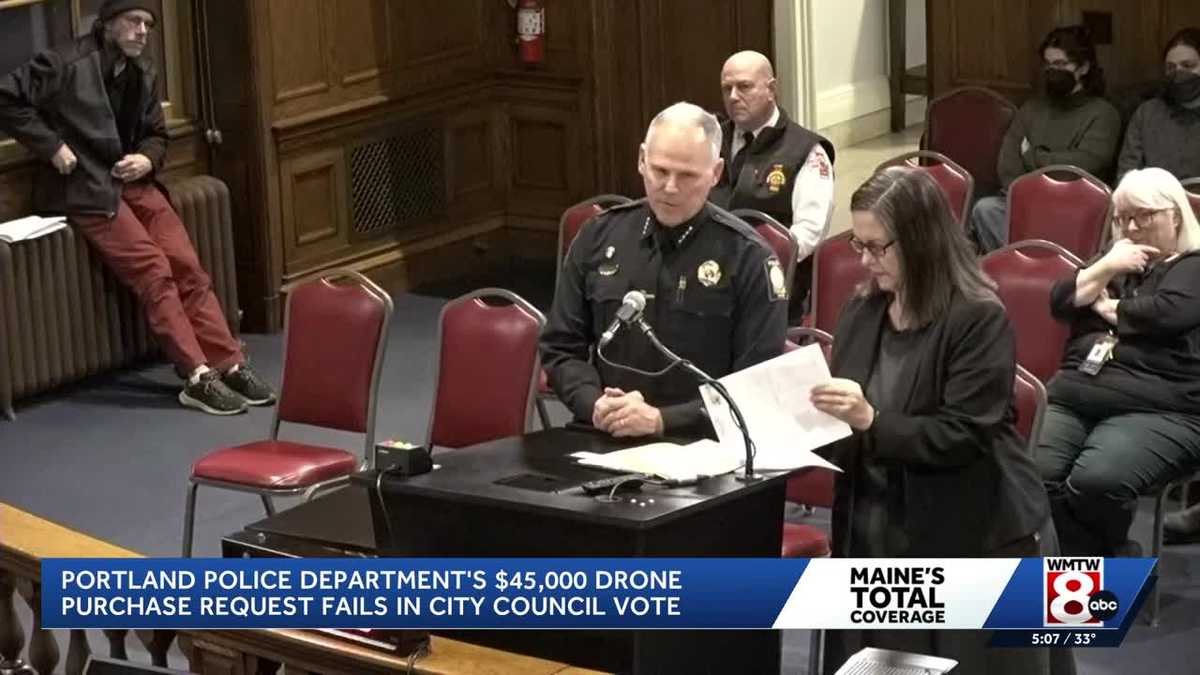Portland police's request for $45,000 drone rejected by city council