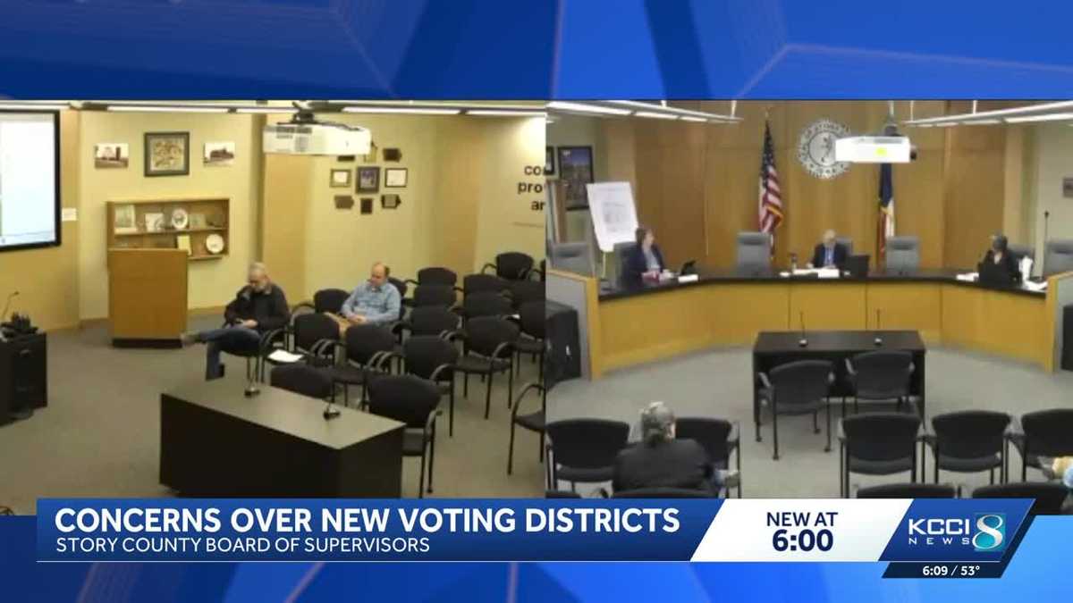Story County supervisors seek second map for new voting districts - KCCI