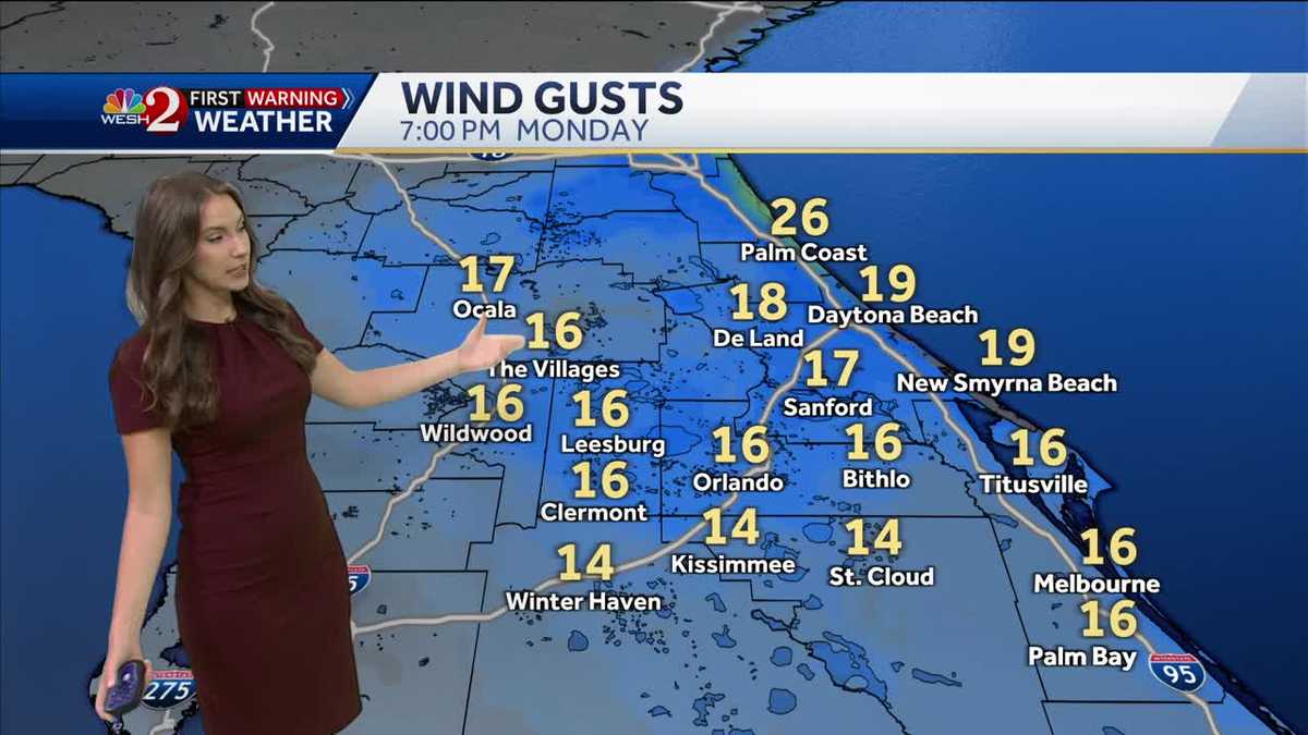 Sunny, warm and mostly dry start to the work week