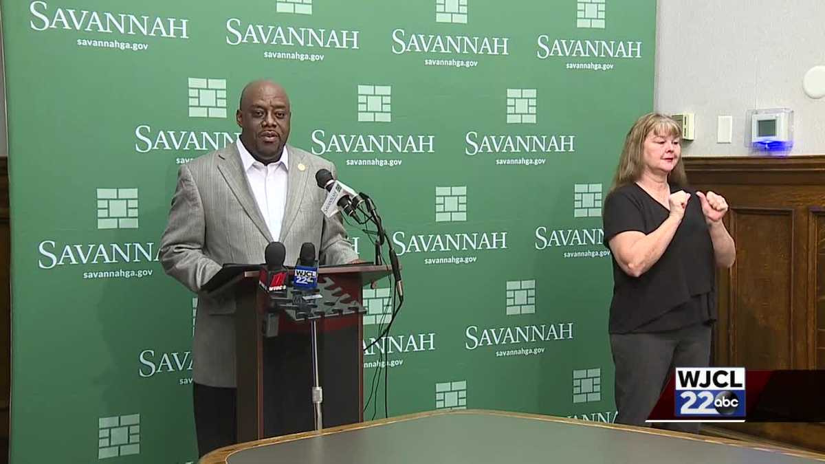 Savannah mayor with an update on the city's response to COVID 19