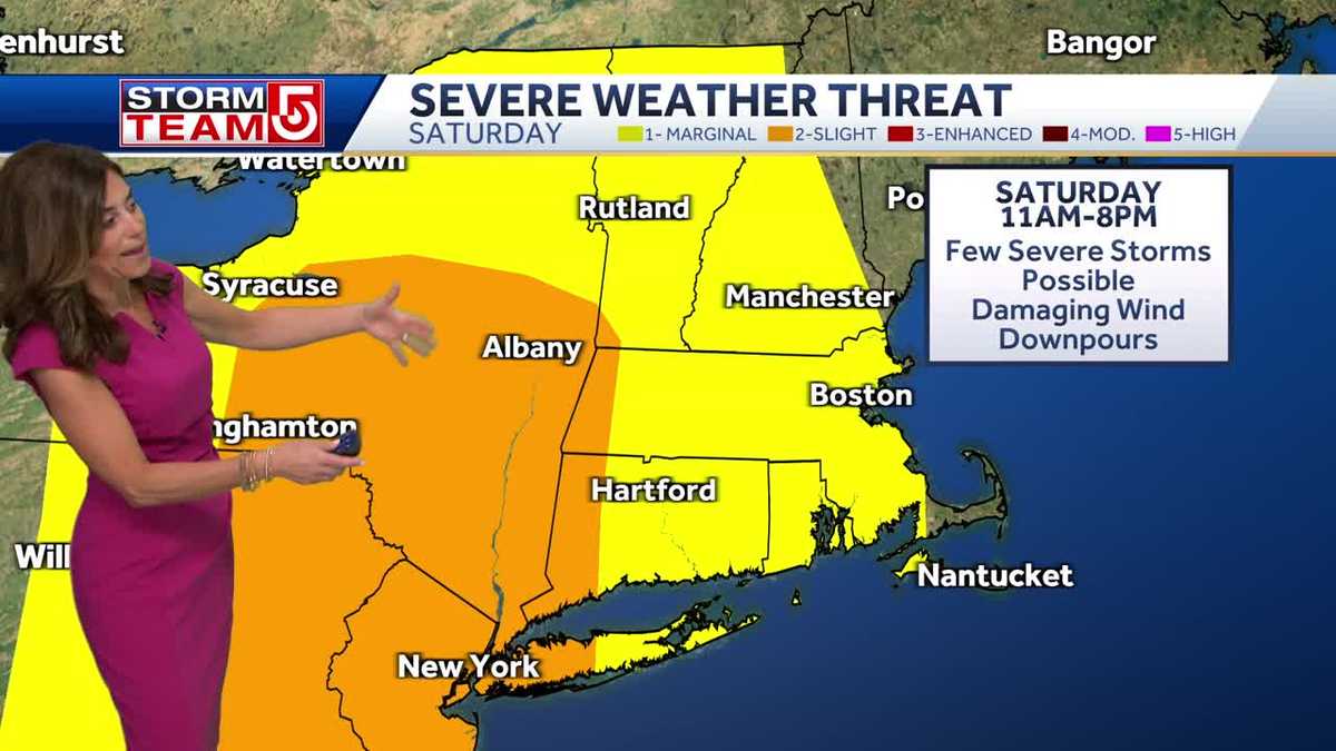Video: Severe storms possible this weekend