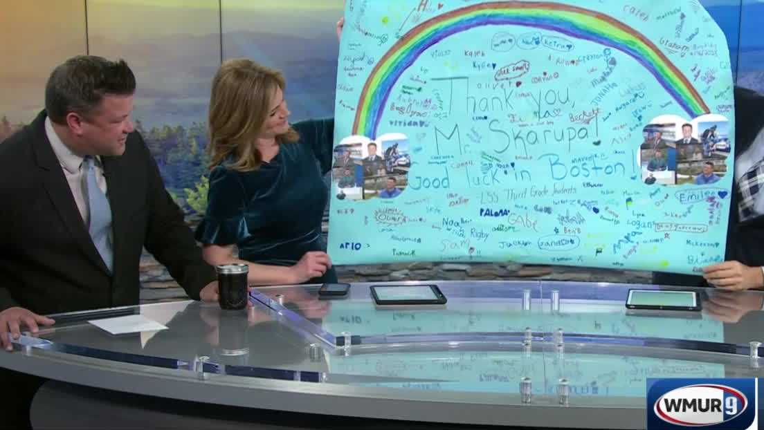 WMUR's Kevin Skarupa visits Lincoln Street School in Exeter