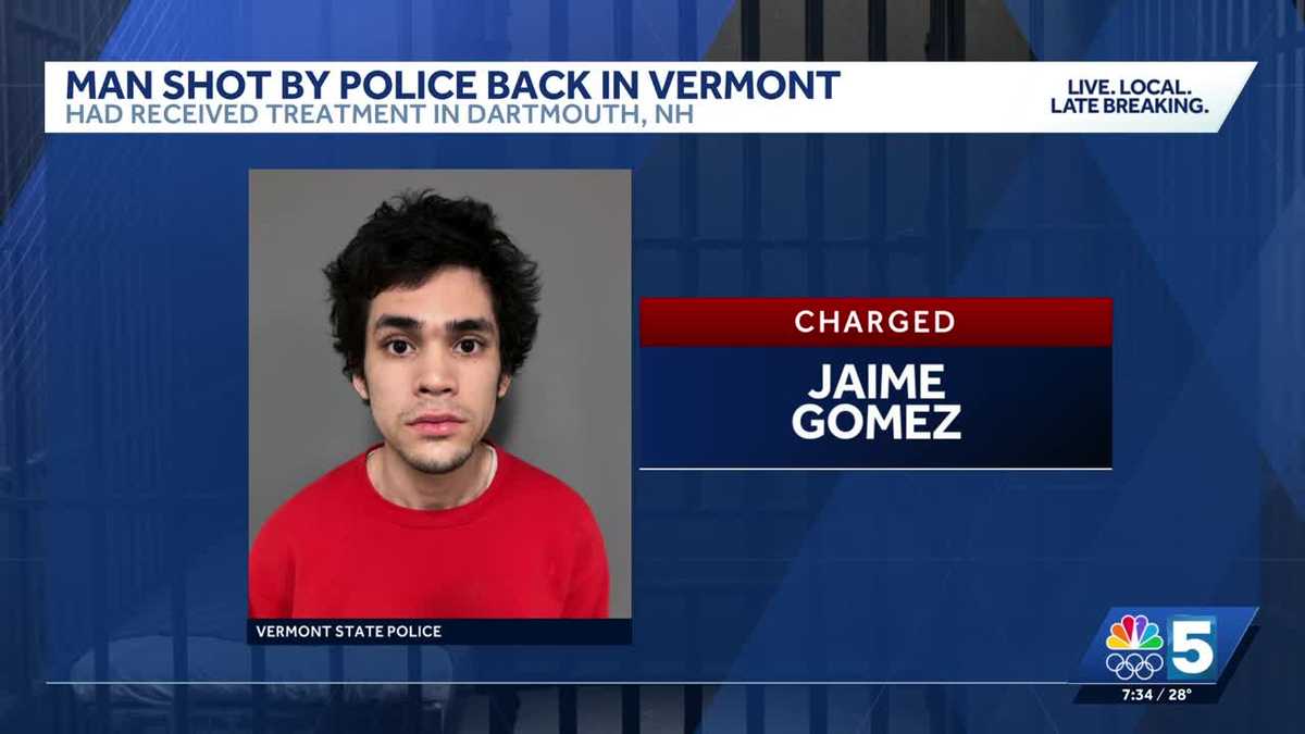 Man shot by Ludlow police extradited to face charges in Vermont