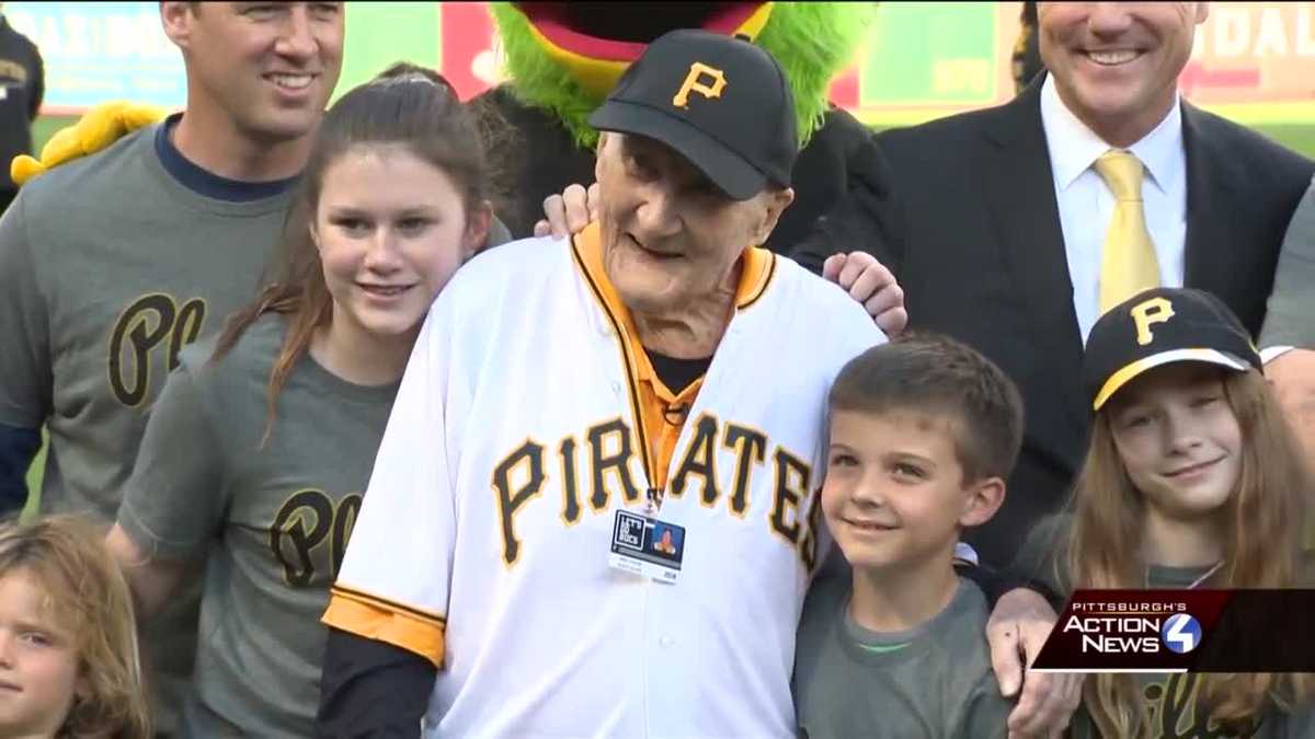 Pirates Celebrate Long-Time Usher Phil Coyne's 100th Birthday