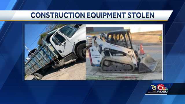 New Orleans Police Department stolen truck and Bobcat - Vimarsana News