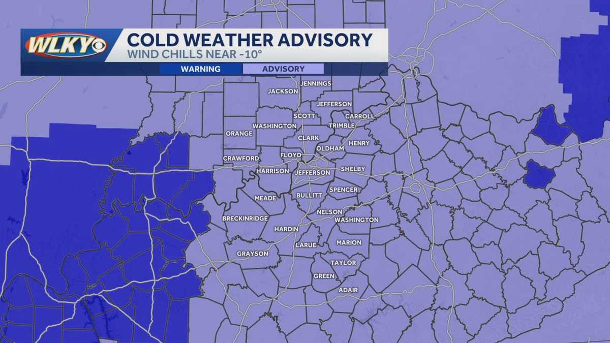 Bitterly cold temperatures to kick off the work week