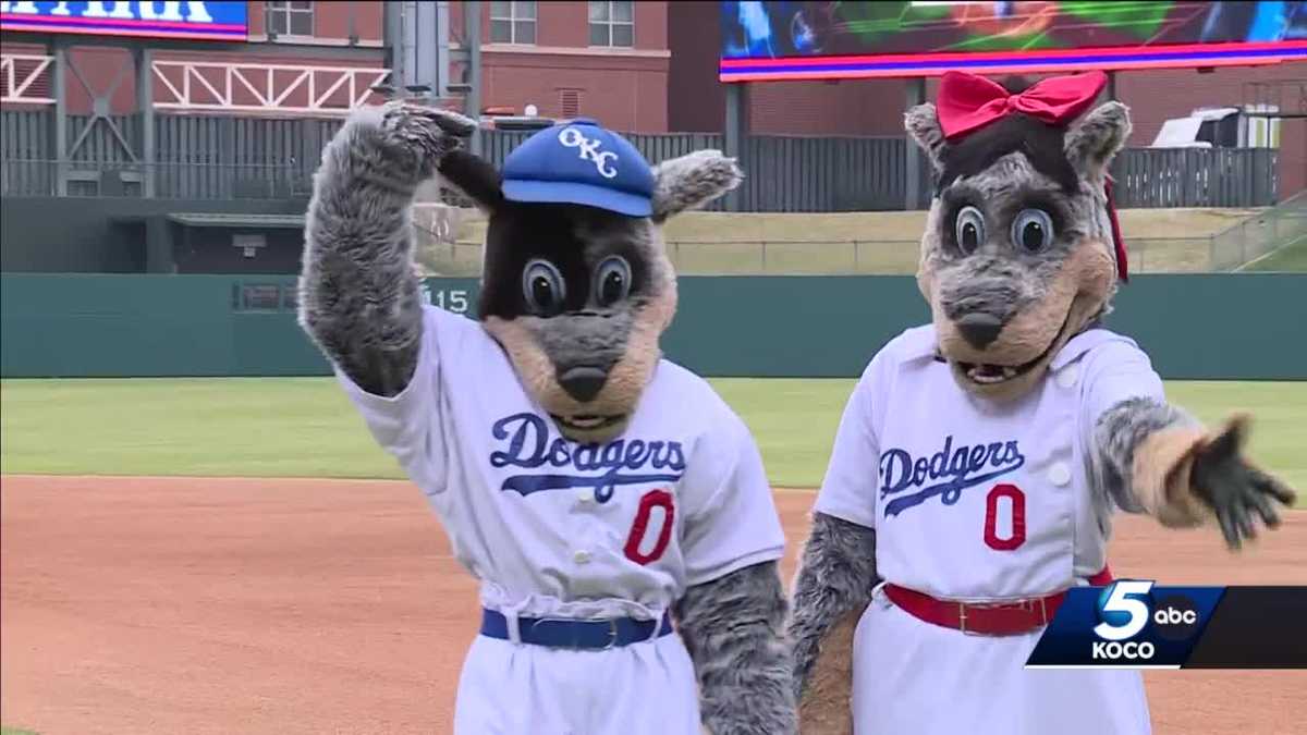 2023 Oklahoma City Dodgers Brix Mascot