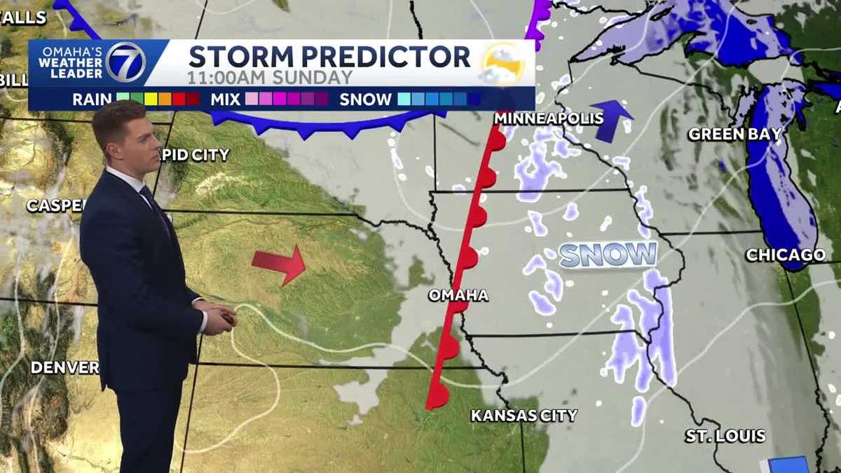 Omaha weather: Light snow Saturday night