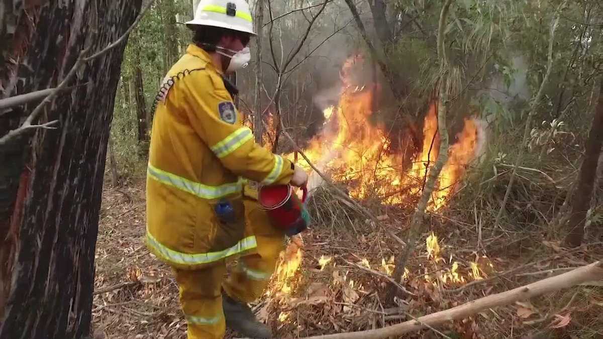 Australia turns from defense to offense in wildfire battle - WAPT Jackson