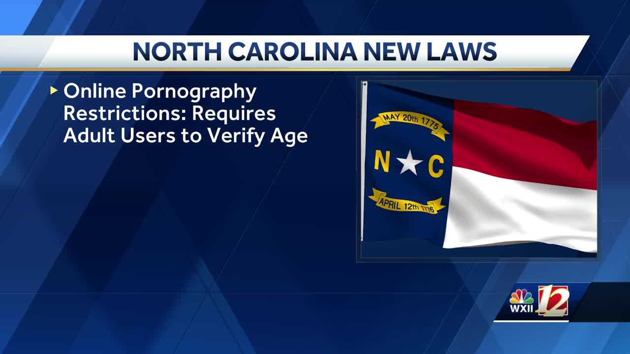 New Laws Taking Effect In North Carolina Jan. 1