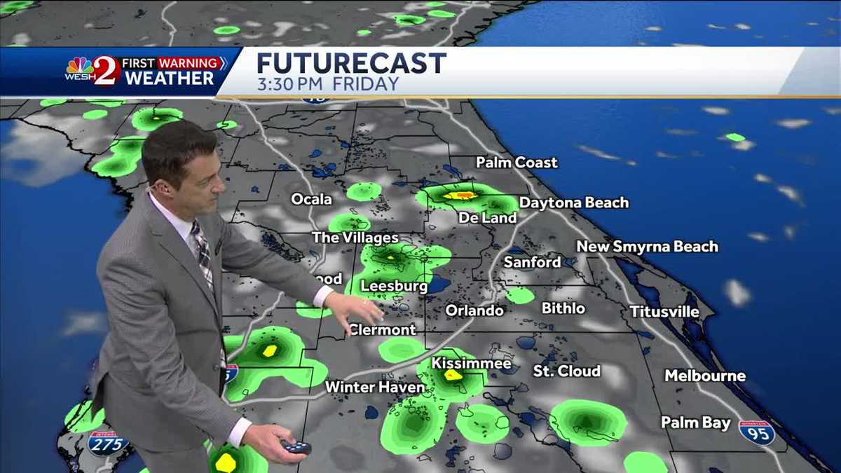 Rain chances expected to decrease in Central Florida