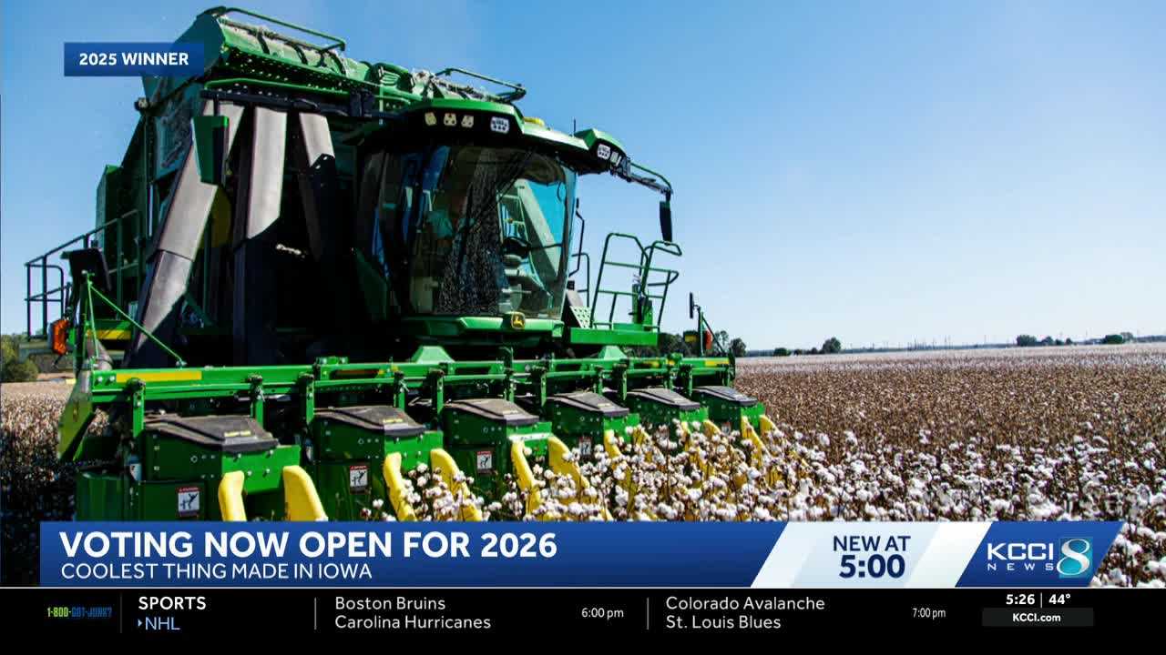 Public voting begins for 2026 Coolest Thing Made in Iowa