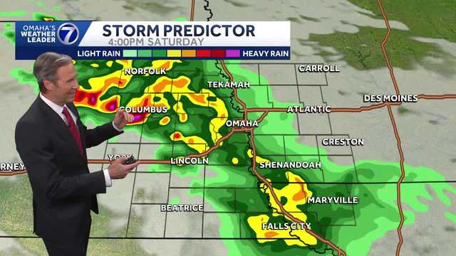 Impact weather Saturday for the Omaha area